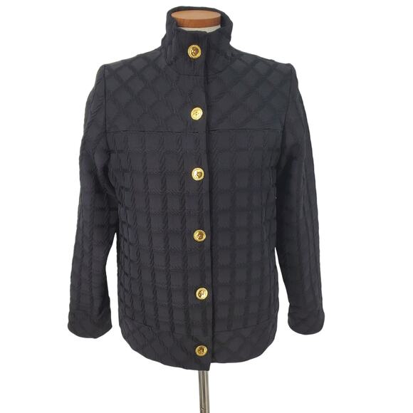 Simonton‎ Says by George Simonton Womens Size Small Black Button Down Jacket New - Picture 1 of 7